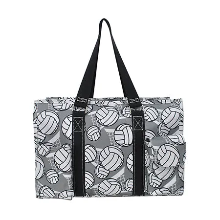 Volleyball Court NGIL Zippered Caddy Organizer Tote Bag