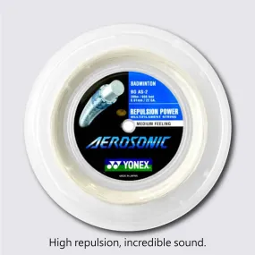 Yonex Aerosonic 200m Badminton String (White)