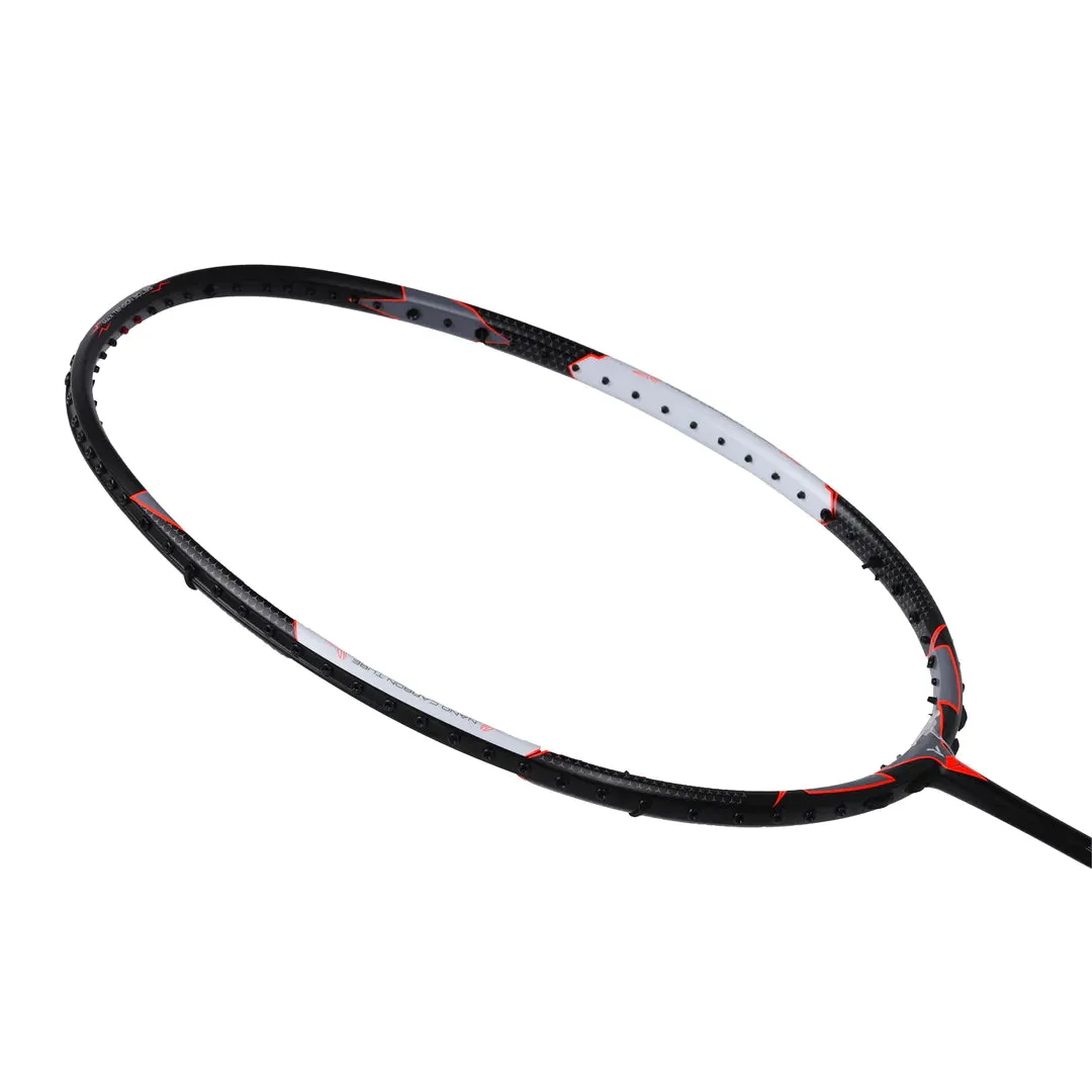 Young Wing Light 73 Badminton Racket (Strung) | Black/Orange