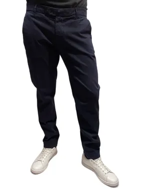 Zero Construction men's casual trousers with pockets America Beddy BED040 2394 BEDDY/6SP blue